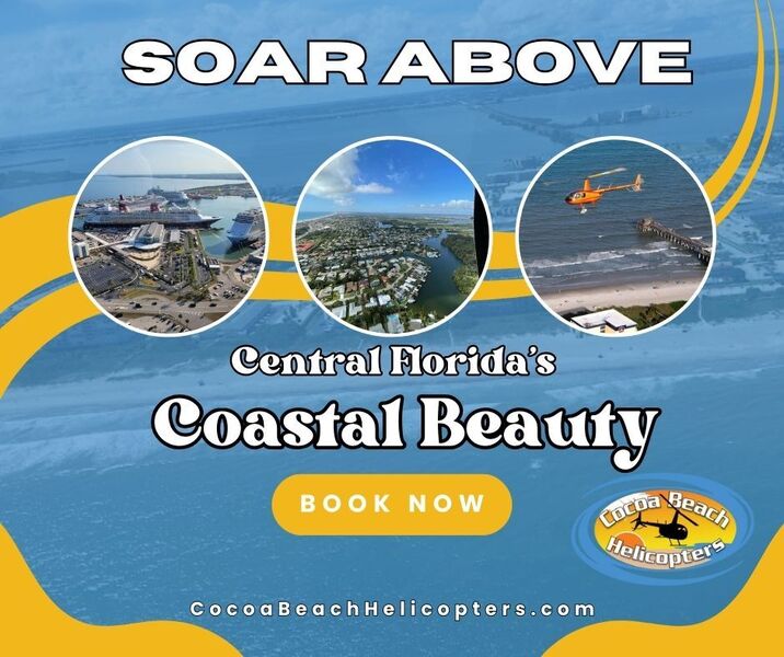 Cocoa Beach Helicopter Tours: Soar Above Central Florida's Coastal Beauty