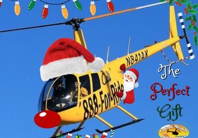 Give the gift of flight this holiday season with an air tour from Cocoa Beach Helicopter Tours.