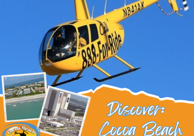 Discover Cocoa Beach with Cocoa Beach Helicopter Tours.